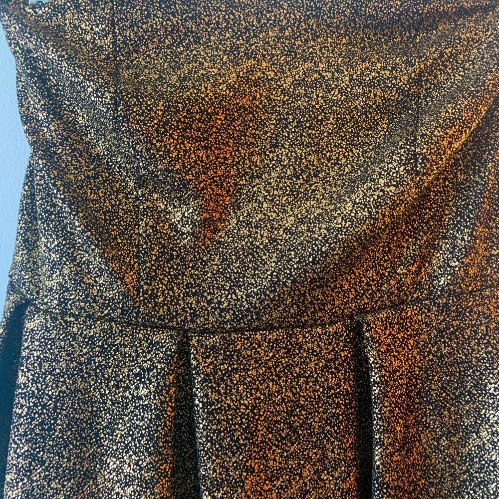 Golden party dress